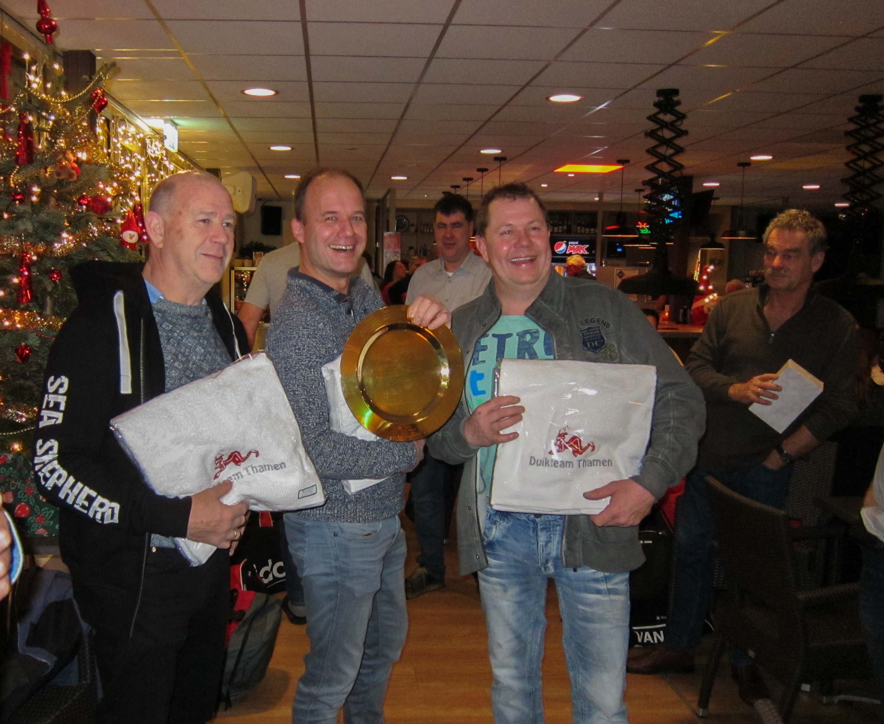 Jan, Ard en Niels, winnaars 2017